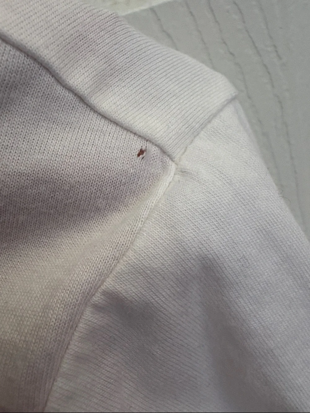 Lauren ralph lauren active White Tee with Black insignia- size XL NWT but flaw - Picture 7 of 8